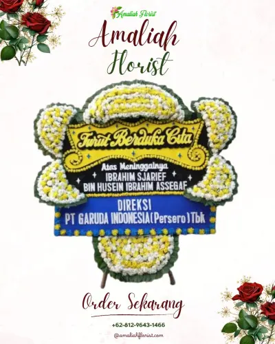Papan Bunga Duka di Sarimekar